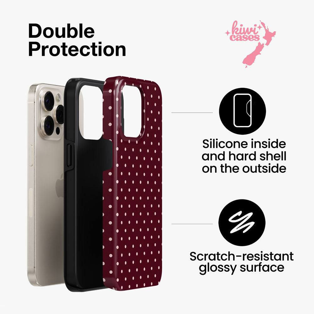 Merlot Polka Dot