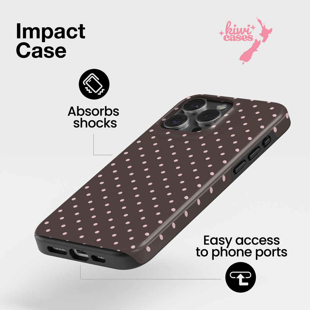 Mocha Polka Dot