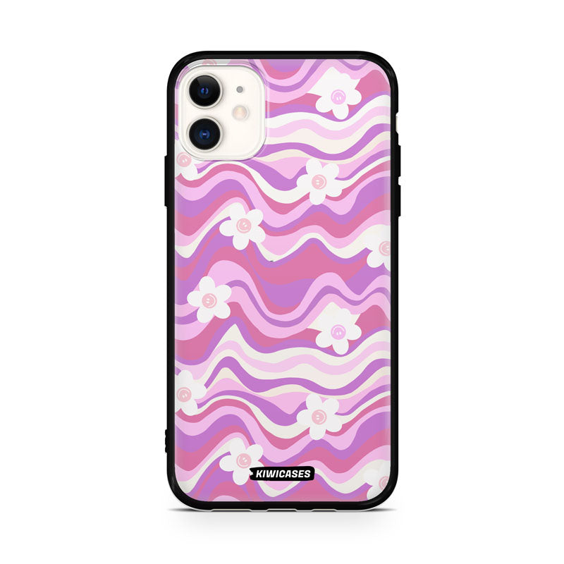 Purple Wavey Flowers