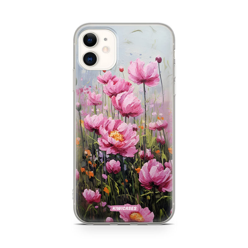 Painted Pink Peonies