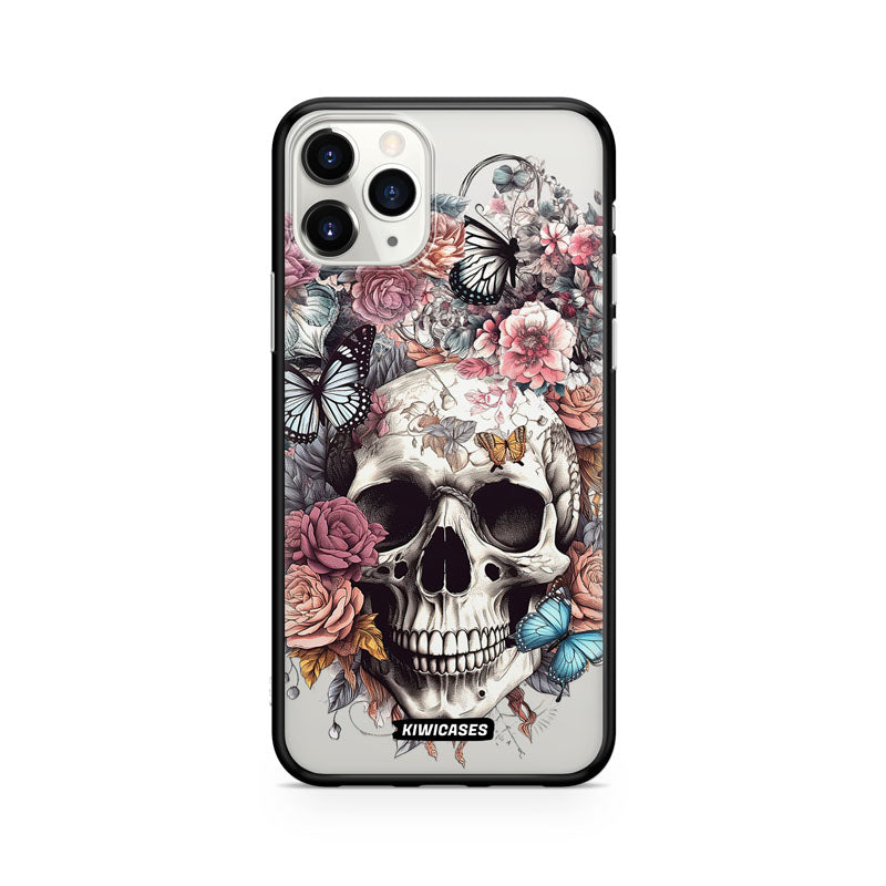 Dusty Floral Skull