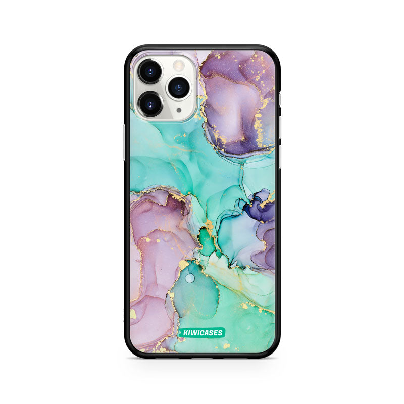 Green Purple Marble