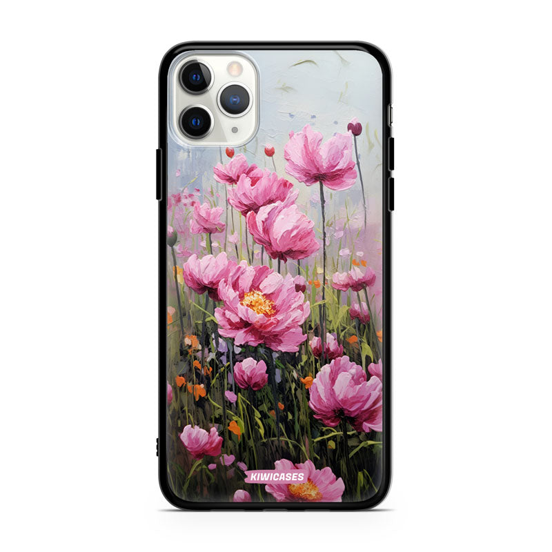 Painted Pink Peonies