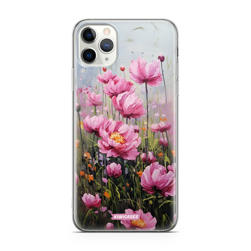 Painted Pink Peonies