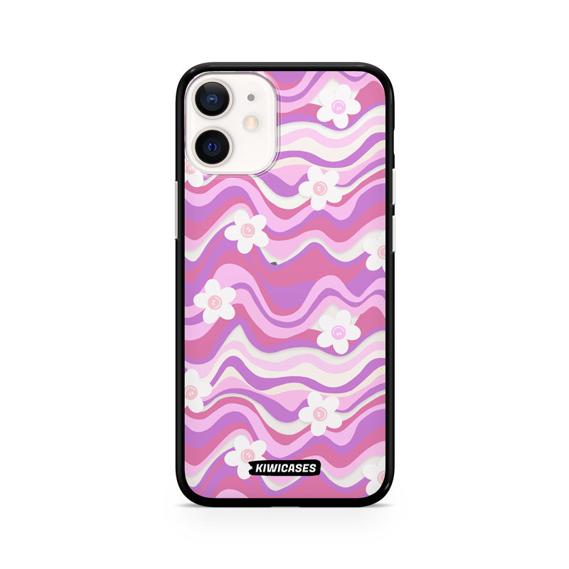 Purple Wavey Flowers