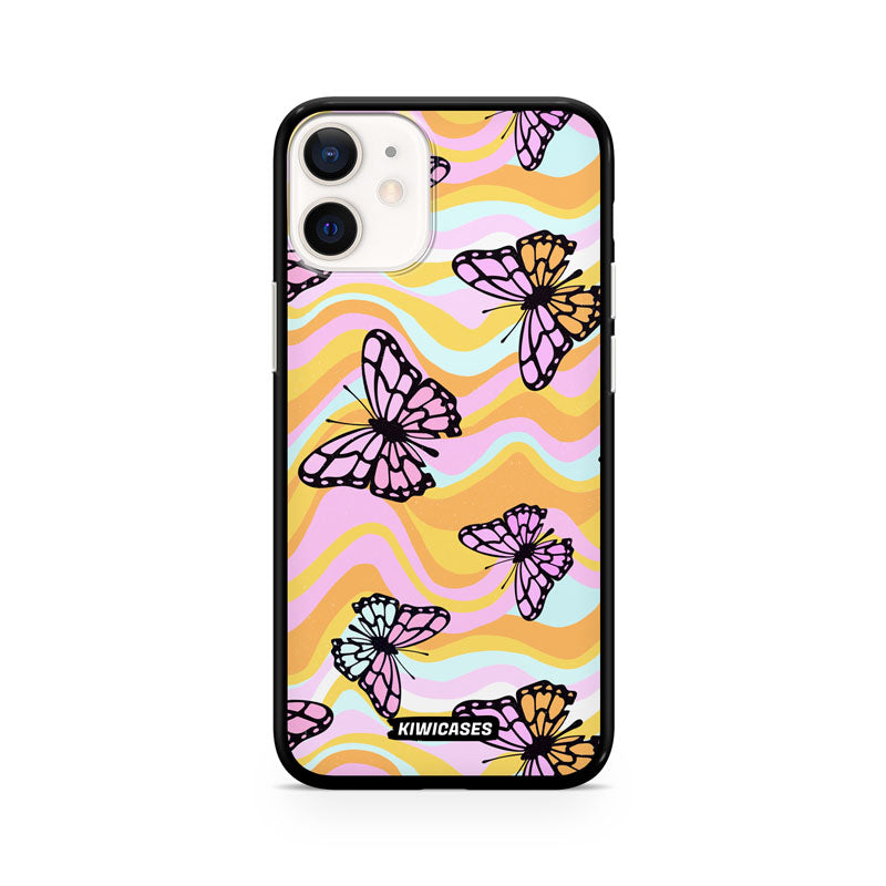 Wavey Yellow Butterflies