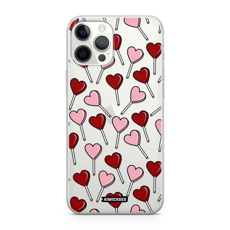 Pink and Red Lollipops