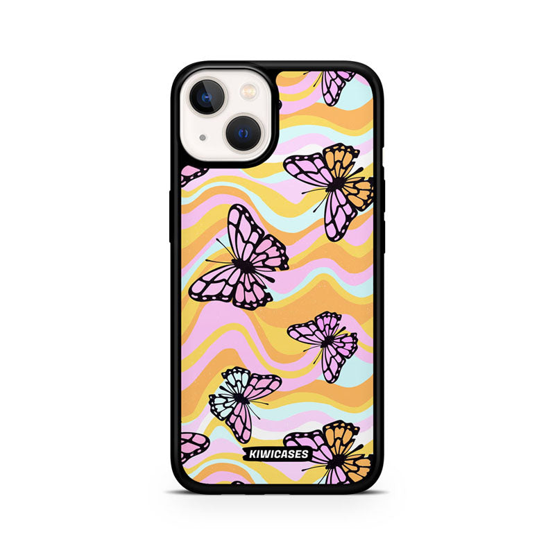 Wavey Yellow Butterflies