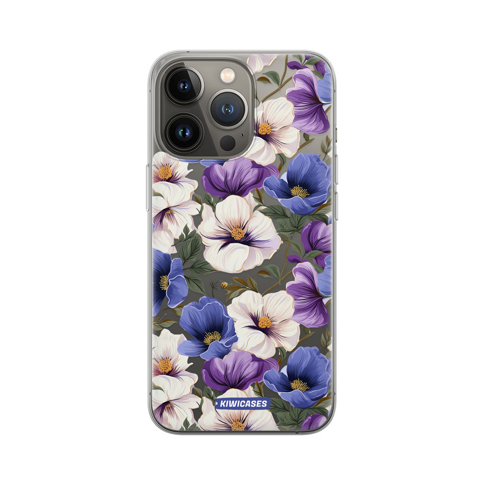 Purple Pansies - iPhone 13 Pro