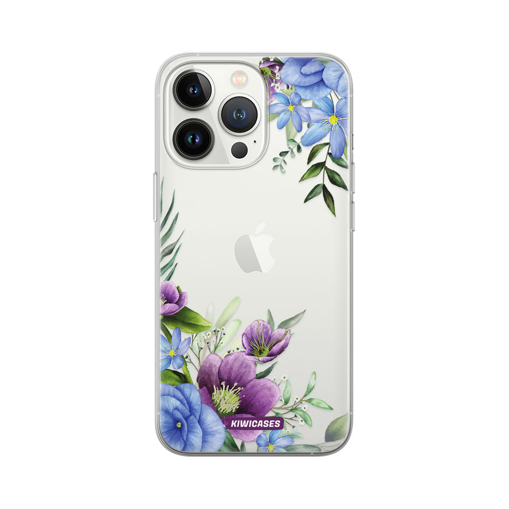 Blue and Purple Daisies