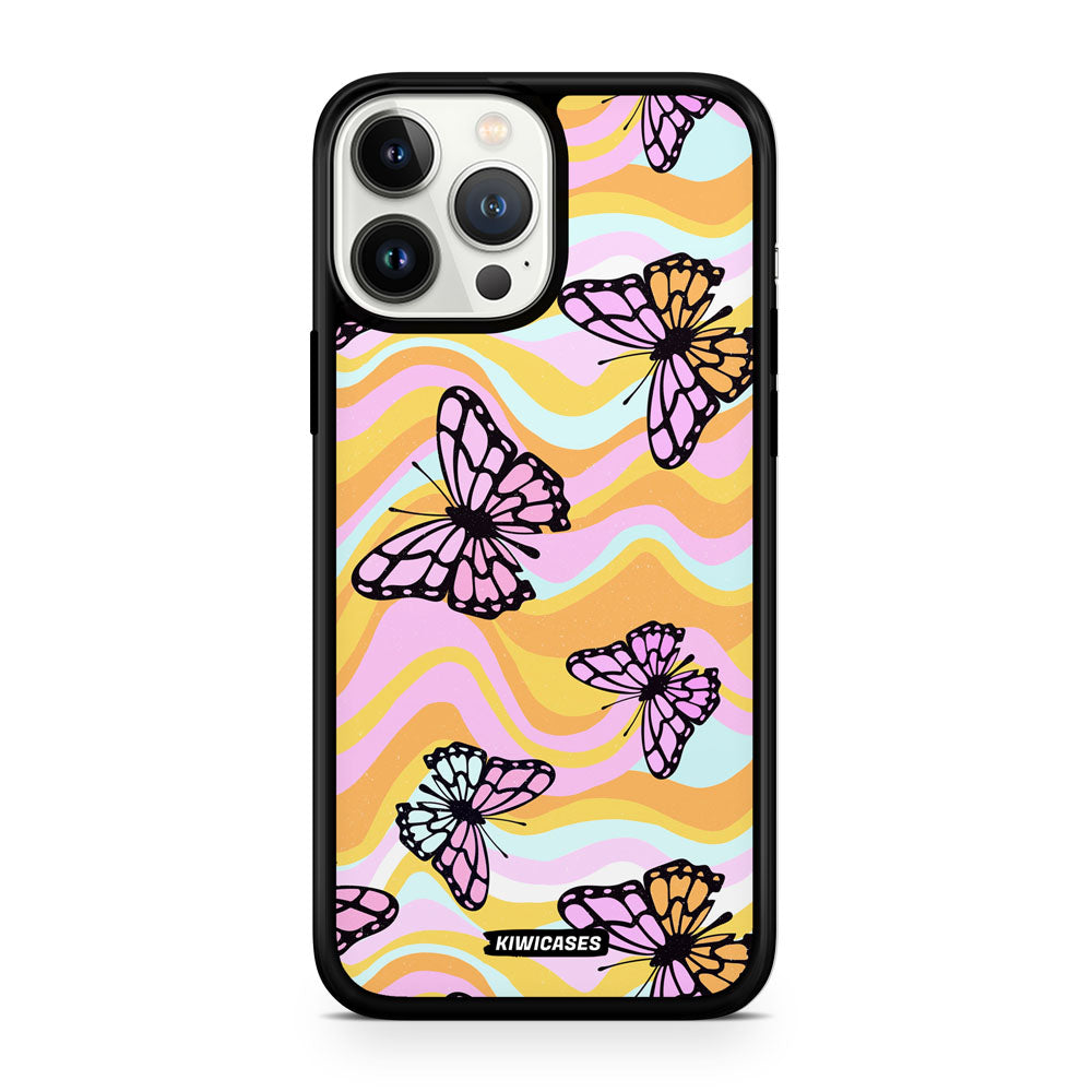 Wavey Yellow Butterflies