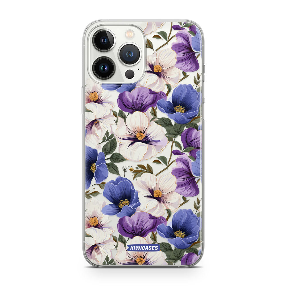 Purple Pansies - iPhone 13 Pro Max