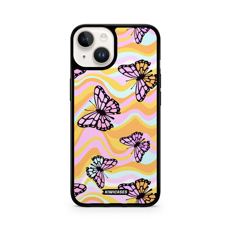 Wavey Yellow Butterflies