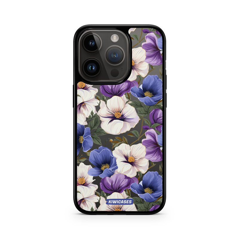 Purple Pansies - iPhone 14 Pro