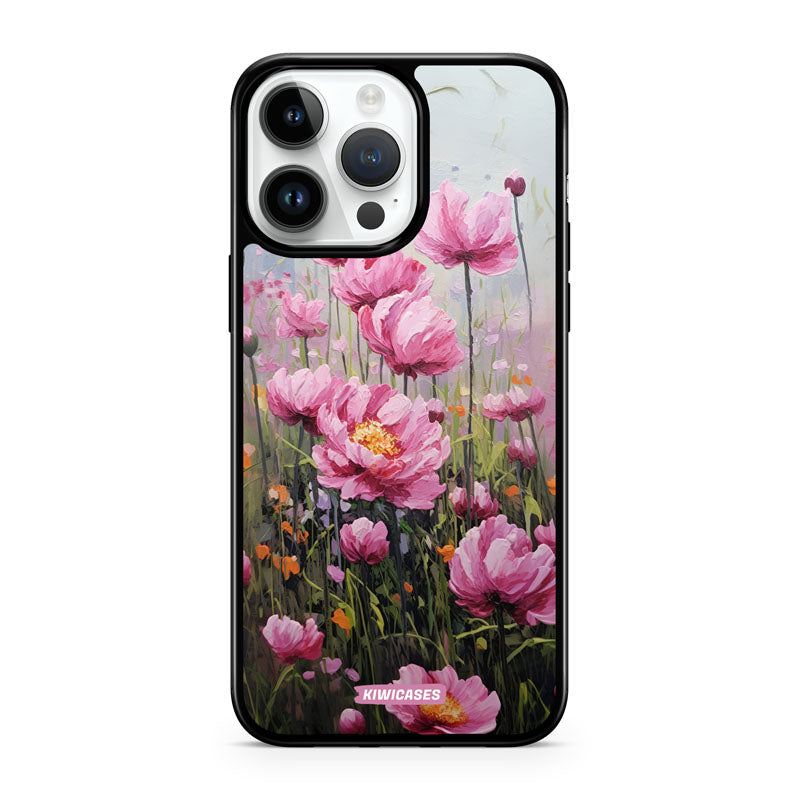 Painted Pink Peonies