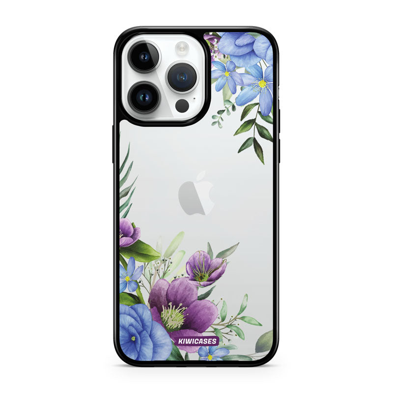 Blue and Purple Daisies