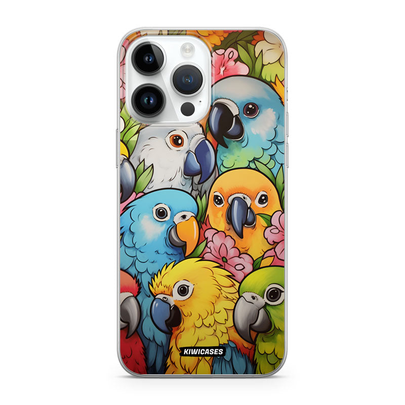Cute Parrots - iPhone 14 Pro Max