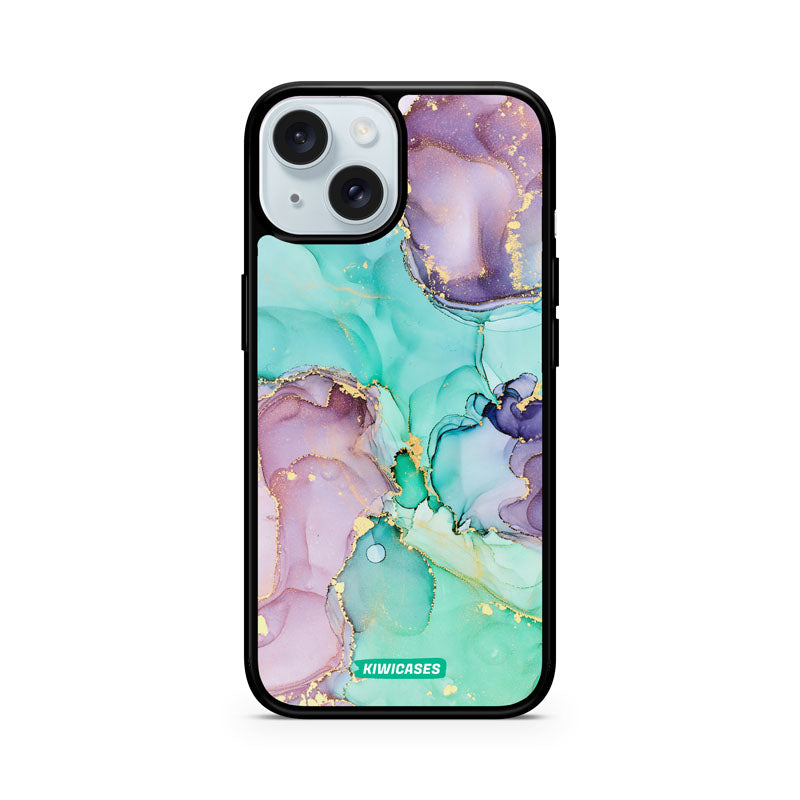 Green Purple Marble