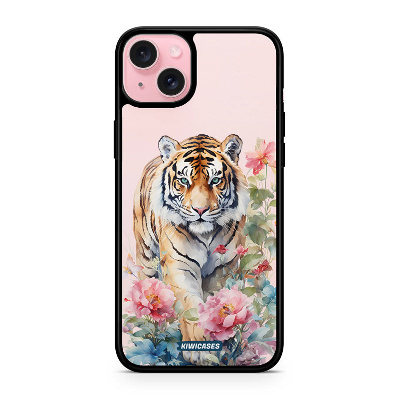 Floral Tiger - iPhone 15 Plus