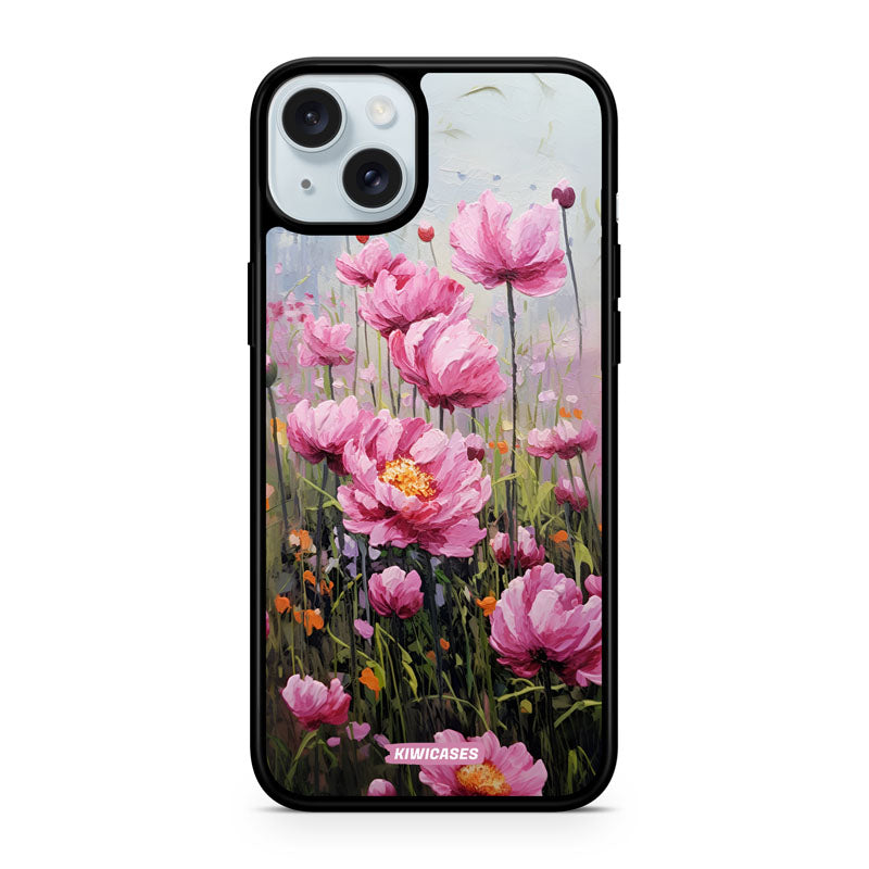 Painted Pink Peonies