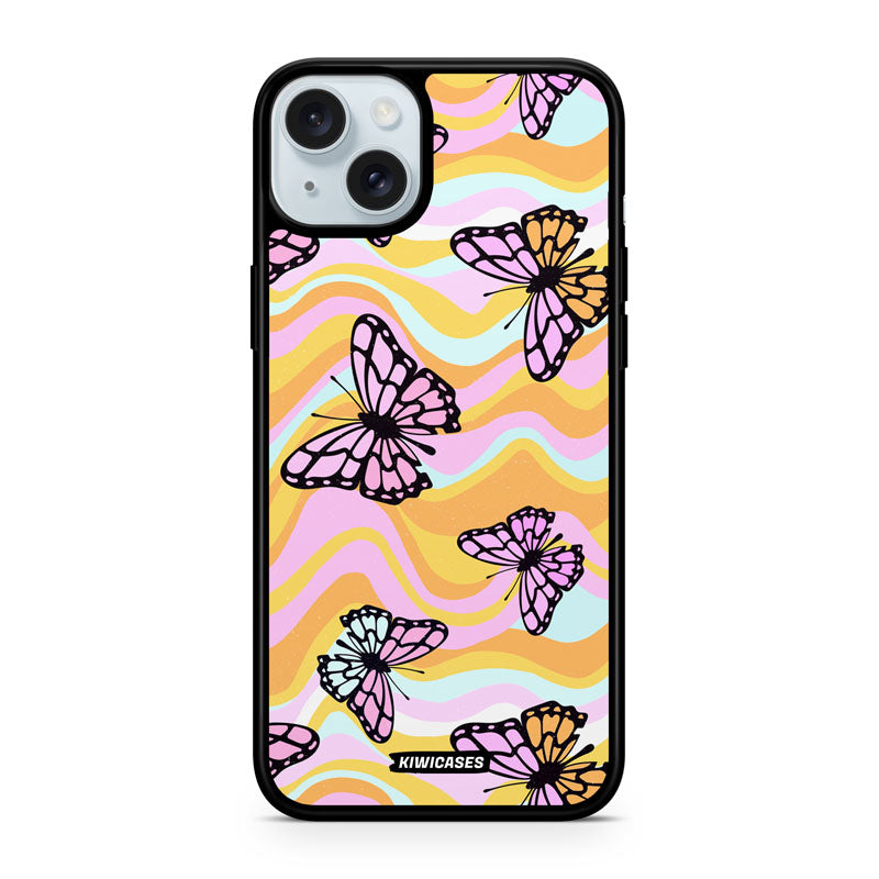 Wavey Yellow Butterflies