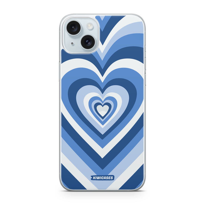 Blue Hearts - iPhone 15 Plus