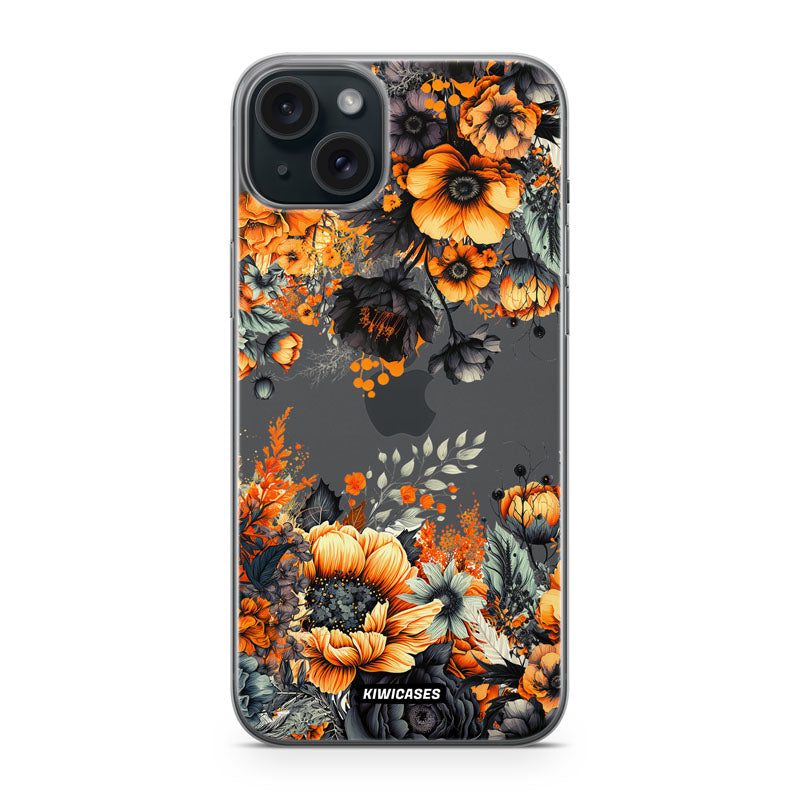 Halloween Florals - iPhone 15 Plus