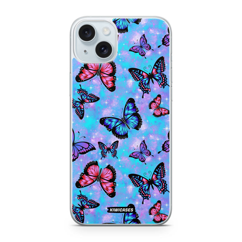 Starry Butterflies - iPhone 15 Plus