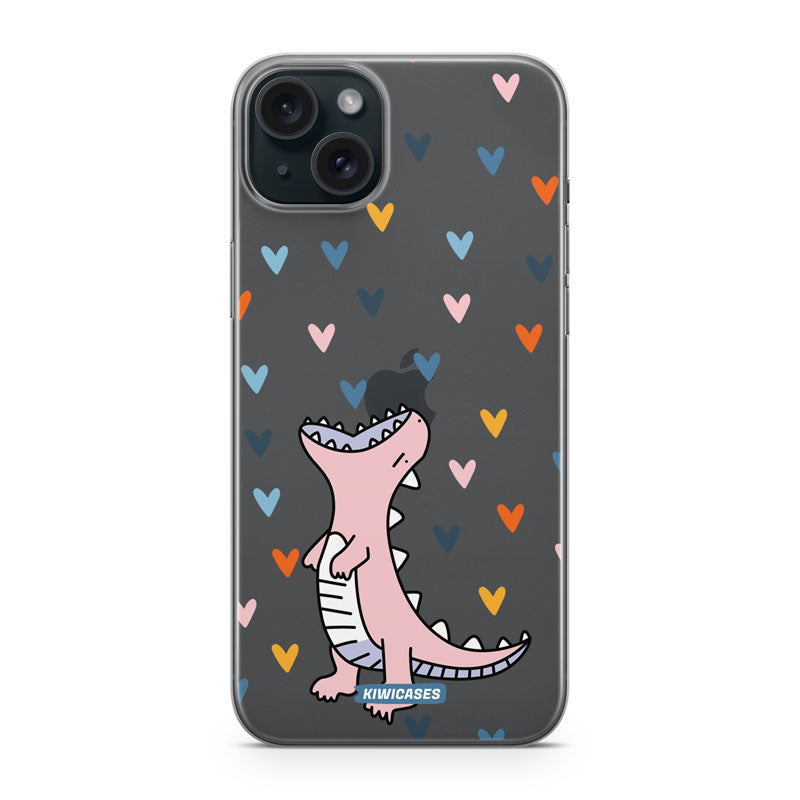 Dinosaur Hearts - iPhone 15 Plus