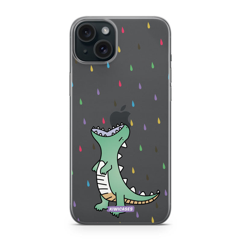 Dinosaur Rain - iPhone 15 Plus