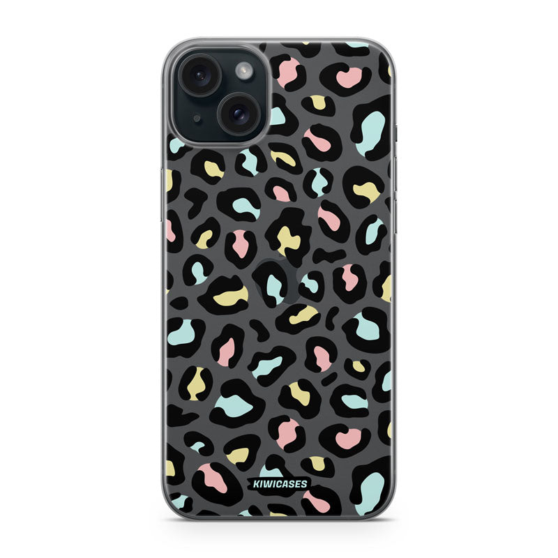 Pastel Leopard - iPhone 15 Plus