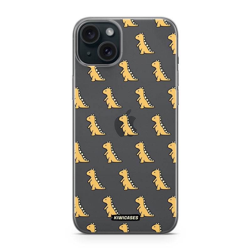 Yellow Dinosaurs - iPhone 15 Plus