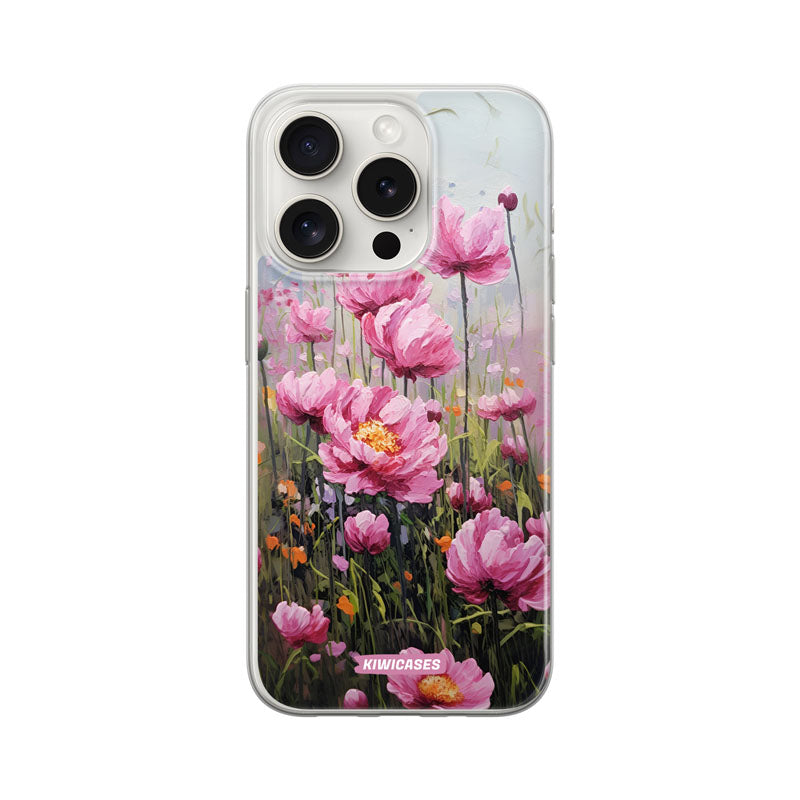 Painted Pink Peonies