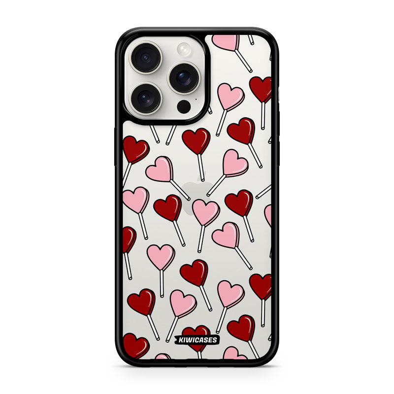 Pink and Red Lollipops