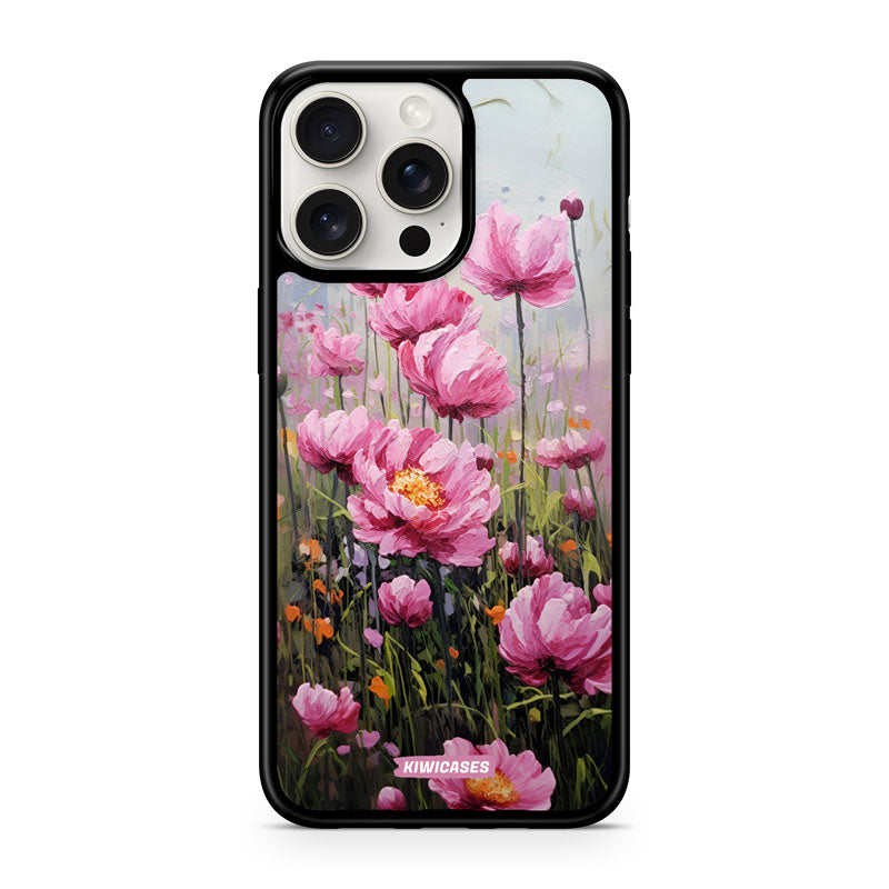 Painted Pink Peonies