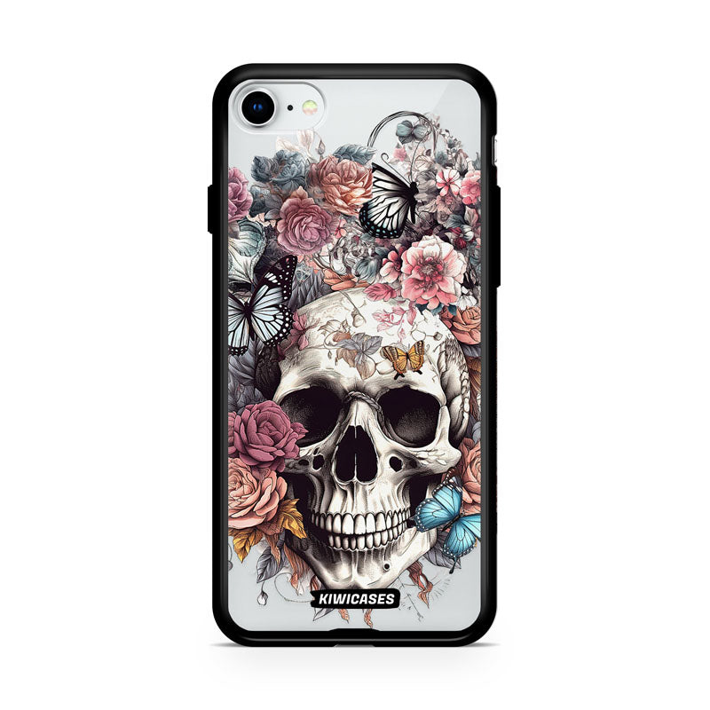 Dusty Floral Skull