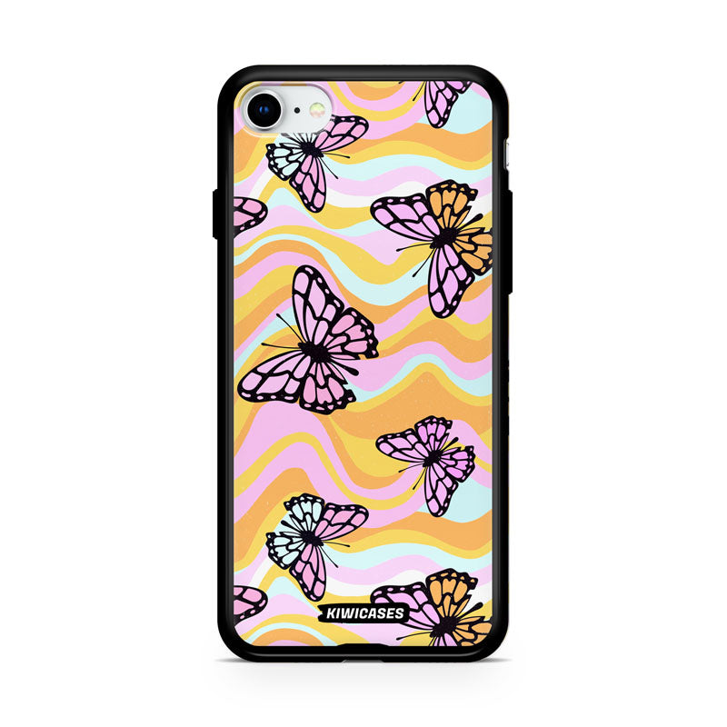 Wavey Yellow Butterflies