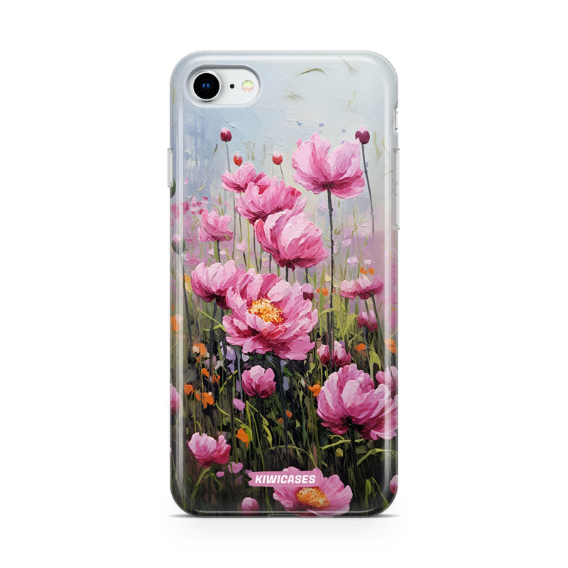 Painted Pink Peonies