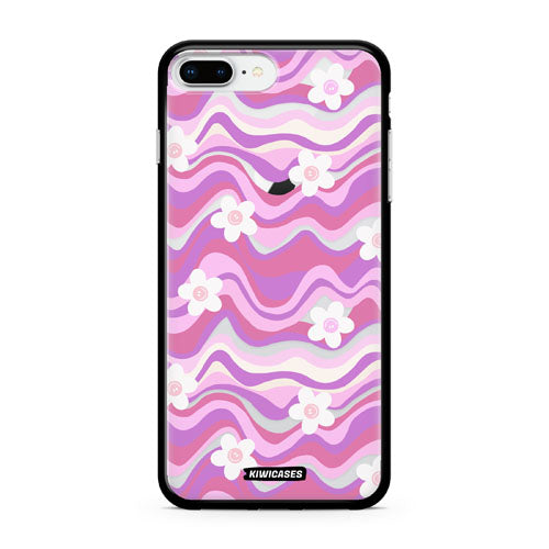 Purple Wavey Flowers