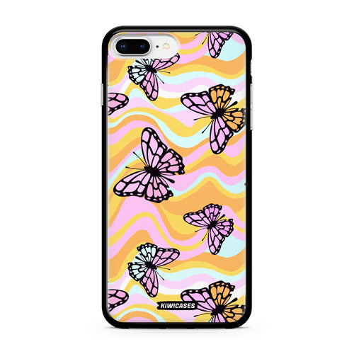 Wavey Yellow Butterflies