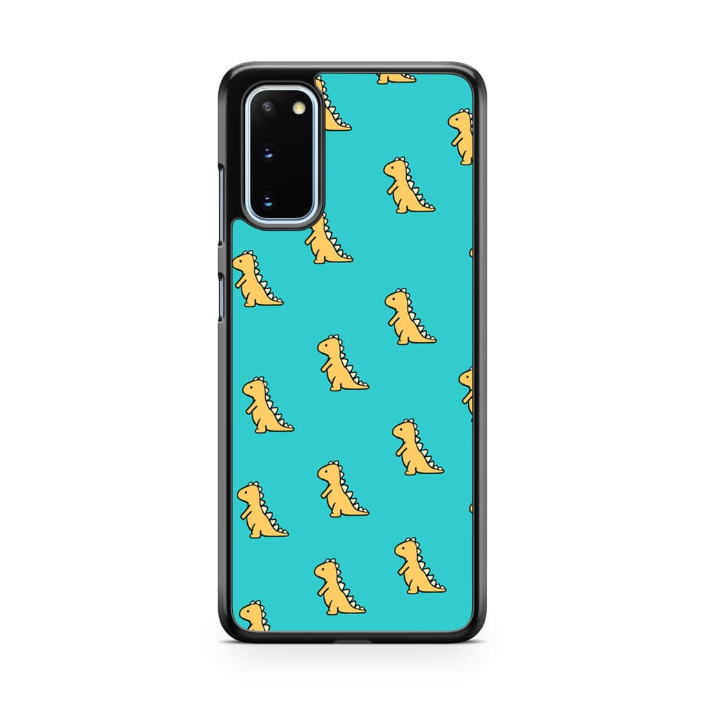 Aqua Dinosaur Phone Case - Galaxy S20 - Phone Case