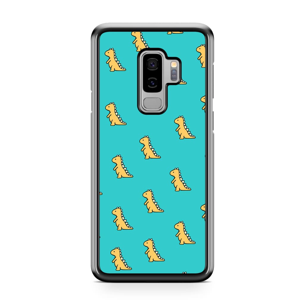 Aqua Dinosaur Phone Case - Galaxy S9 Plus - Phone Case