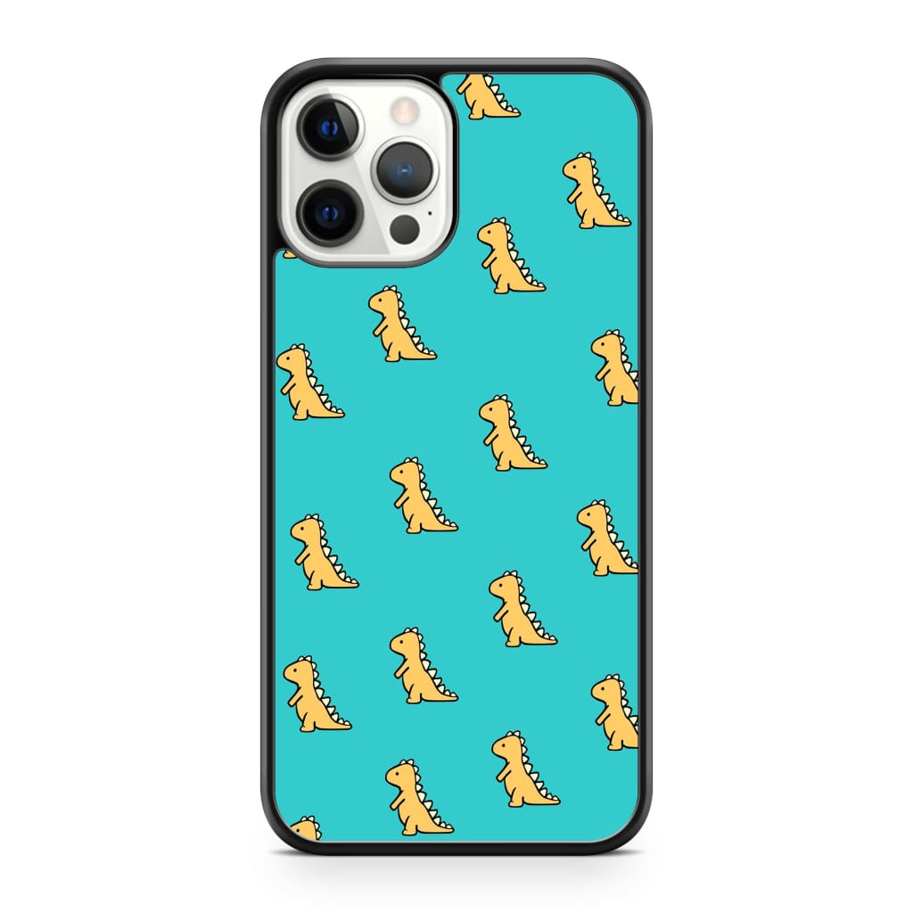 Aqua Dinosaur Phone Case - iPhone 12 Pro Max - Phone Case