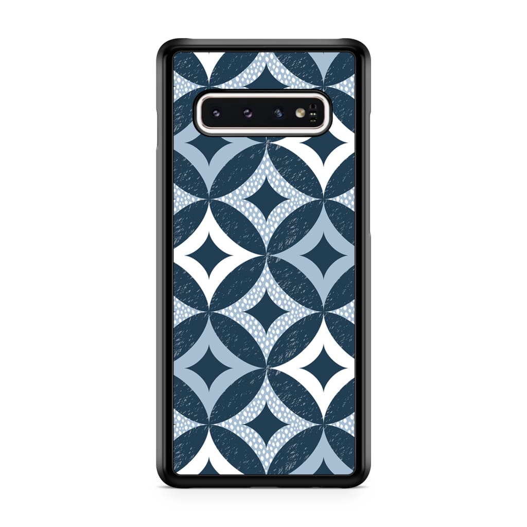 Aquamarine Tiled Phone Case - Galaxy S10 Plus - Phone Case