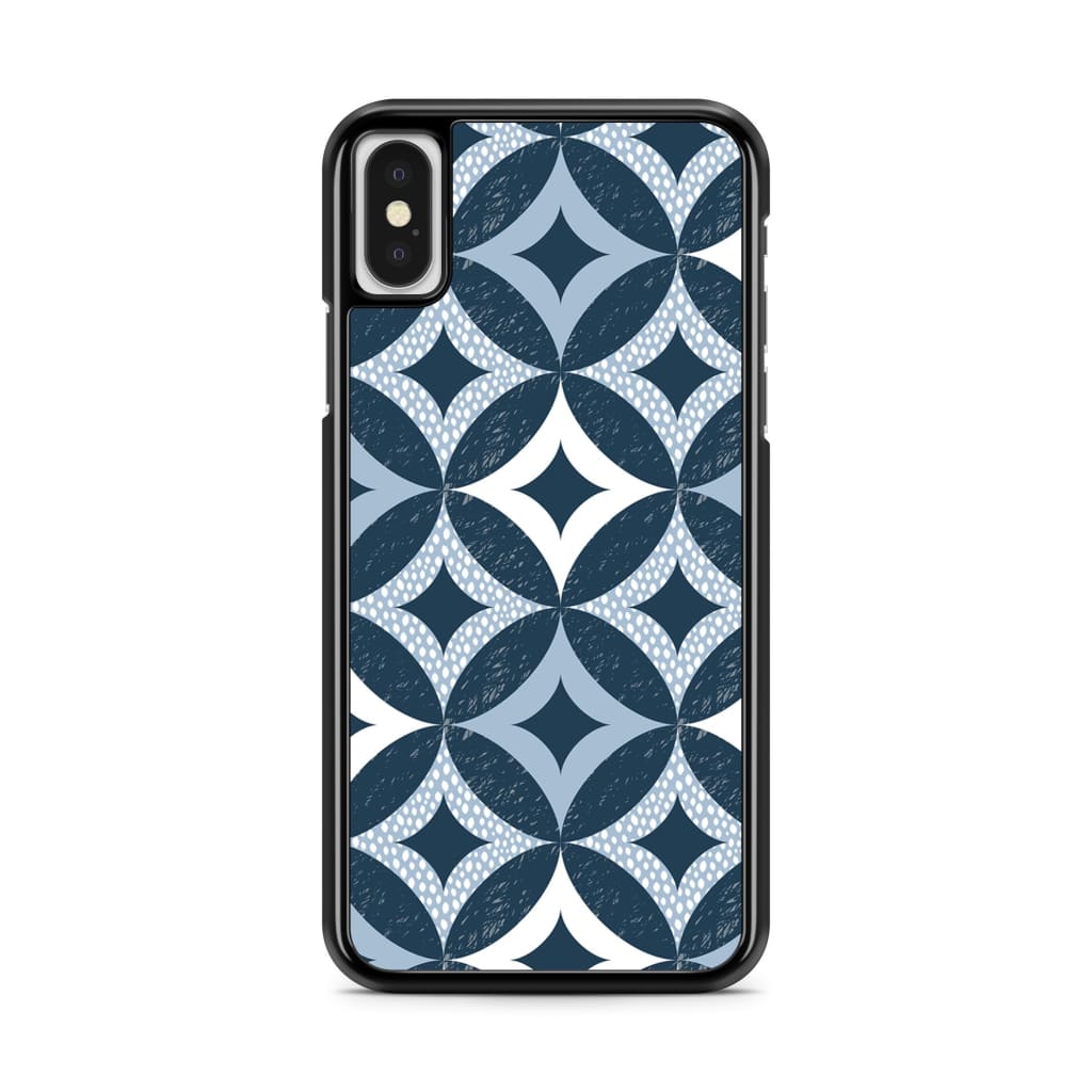 Aquamarine Tiled Phone Case - iPhone X/XS - Phone Case