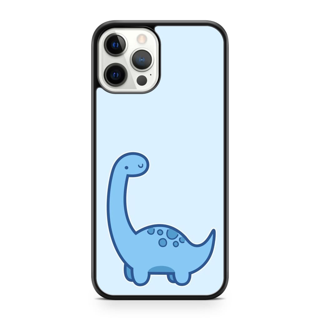 Baby Blue Dinosaur Phone Case - iPhone 12 Pro Max - Phone 