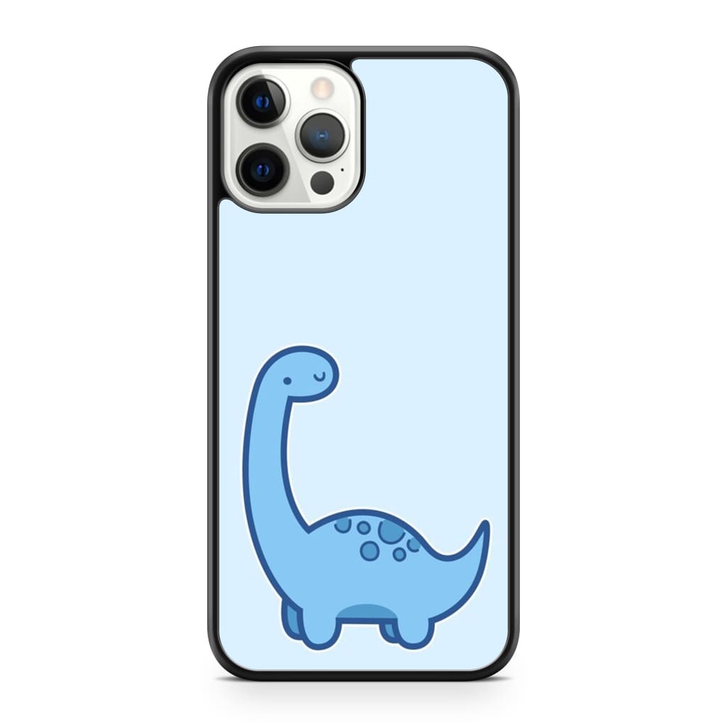 Baby Blue Dinosaur Phone Case - iPhone 12 Pro Max - Phone