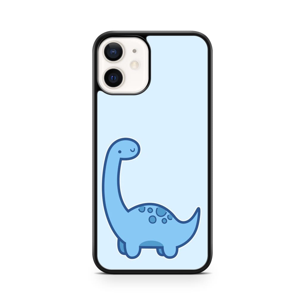 Baby Blue Dinosaur Phone Case - iPhone 12/12 Pro - Phone