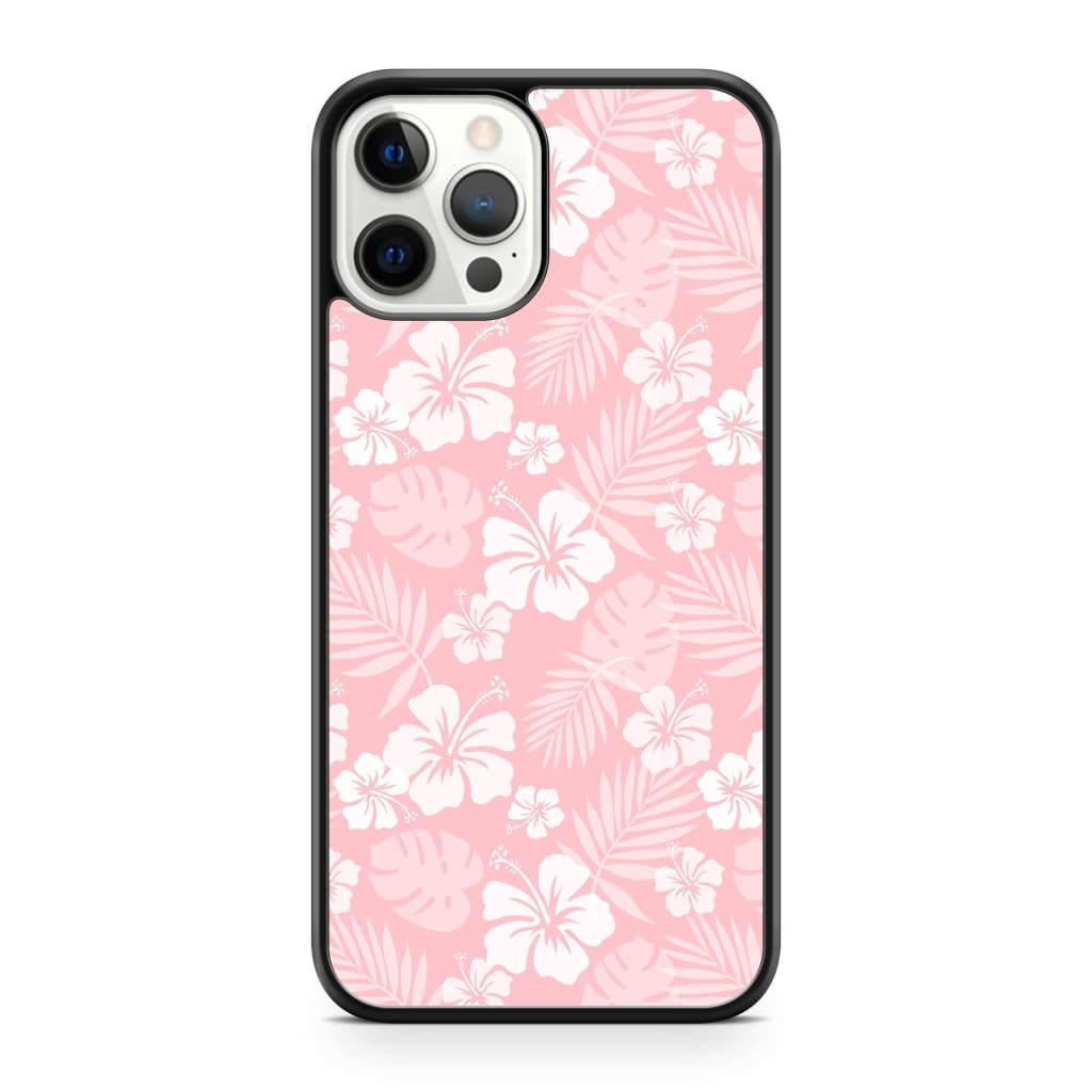 Baby Pink Hibiscus Phone Case - iPhone 12 Pro Max - Phone 