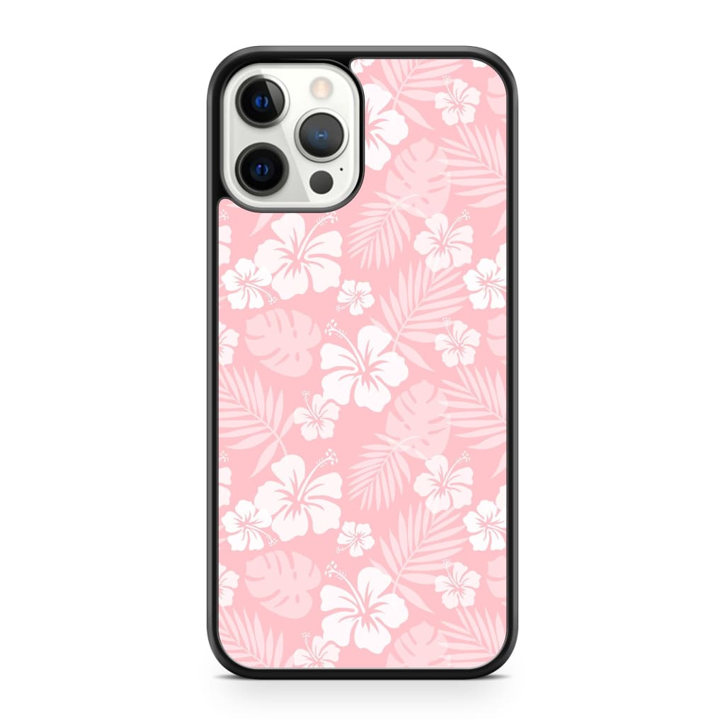 Baby Pink Hibiscus Phone Case - iPhone 12 Pro Max - Phone